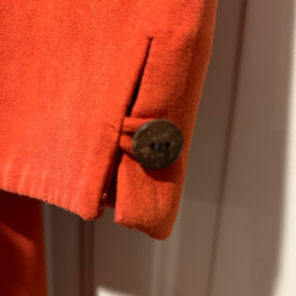 Orange/Rust Colored Full Length Button Down Dress - image 4